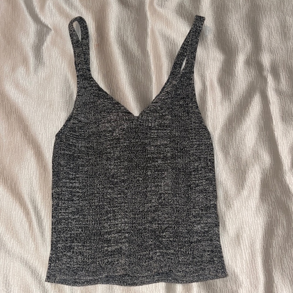 FOREVER 21 Grey Cropped Tank